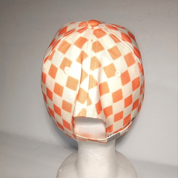 Beautiful Checkered Adjustable Baseball Astros Orioles Mets Giants Hat Cap - Picture 5 of 8